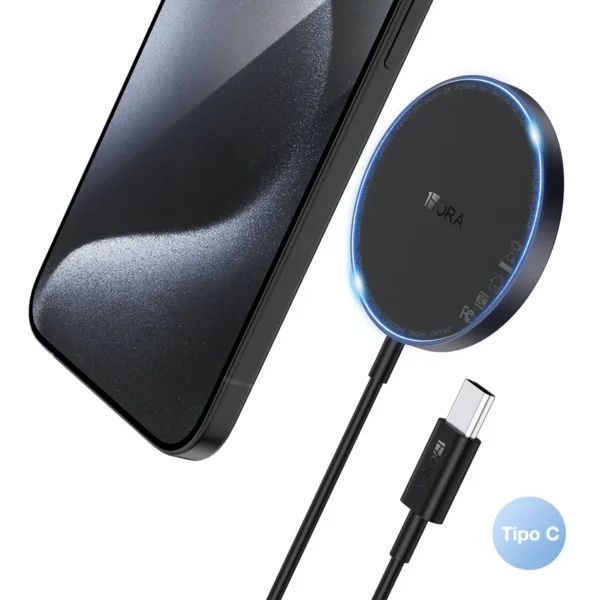 1Hora GAR281 15W Wireless Charger with Type-C Input