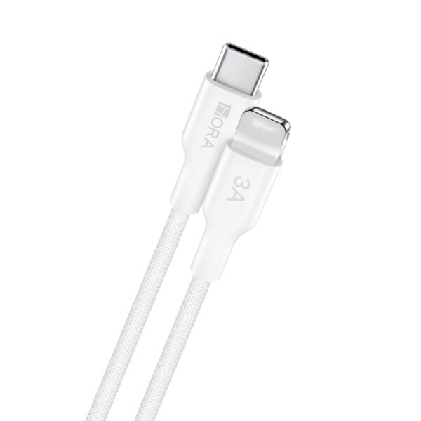 1Hora CAB273 3A Braided Type-C to Lightning Data & Charging Cable
