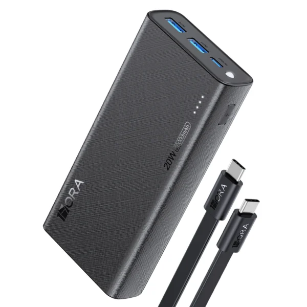1Hora GAR158 Power Bank 20000mAh – 20W PD USB-C In/Out
