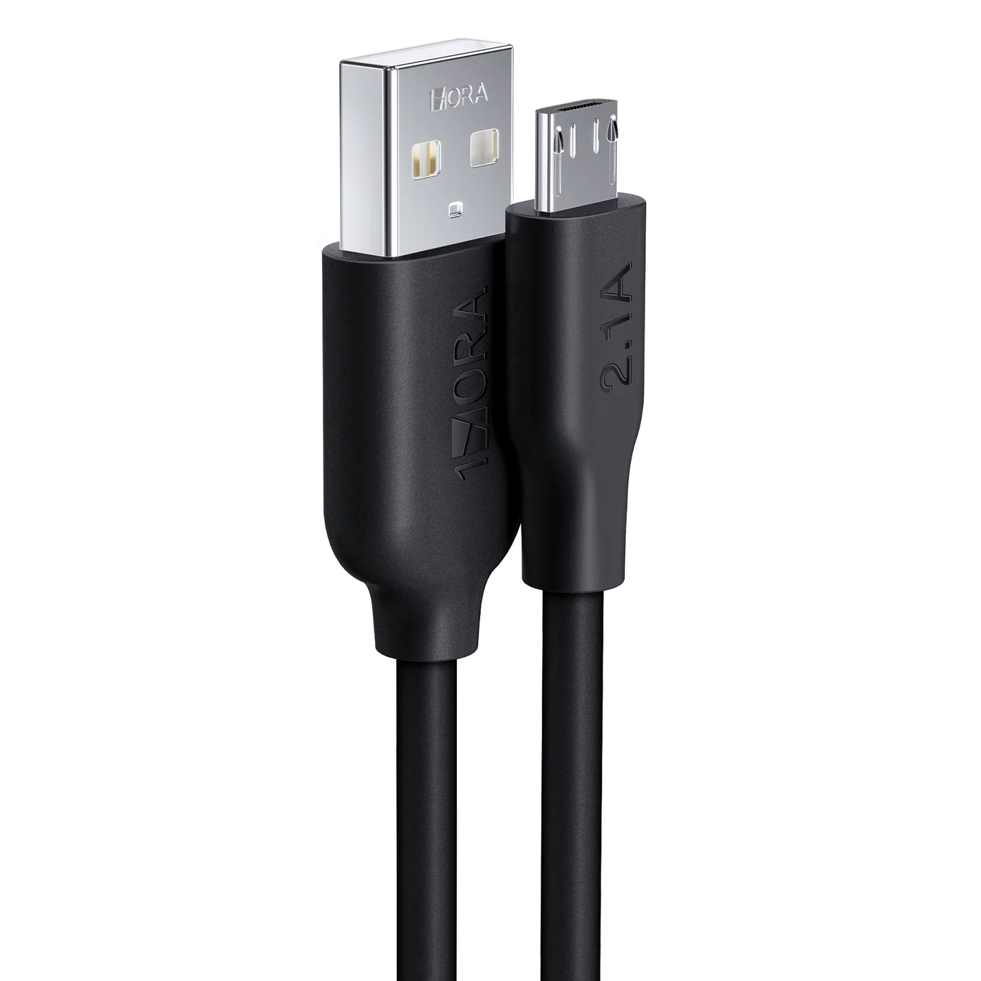1Hora V8 Series USB to Micro USB Cable – 1m Reinforced, QC Fast Charge - Image 2