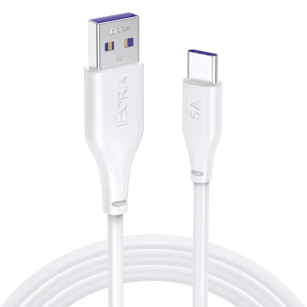1HORA V8 Series 5A USB-A to USB-C High Density Data Cable