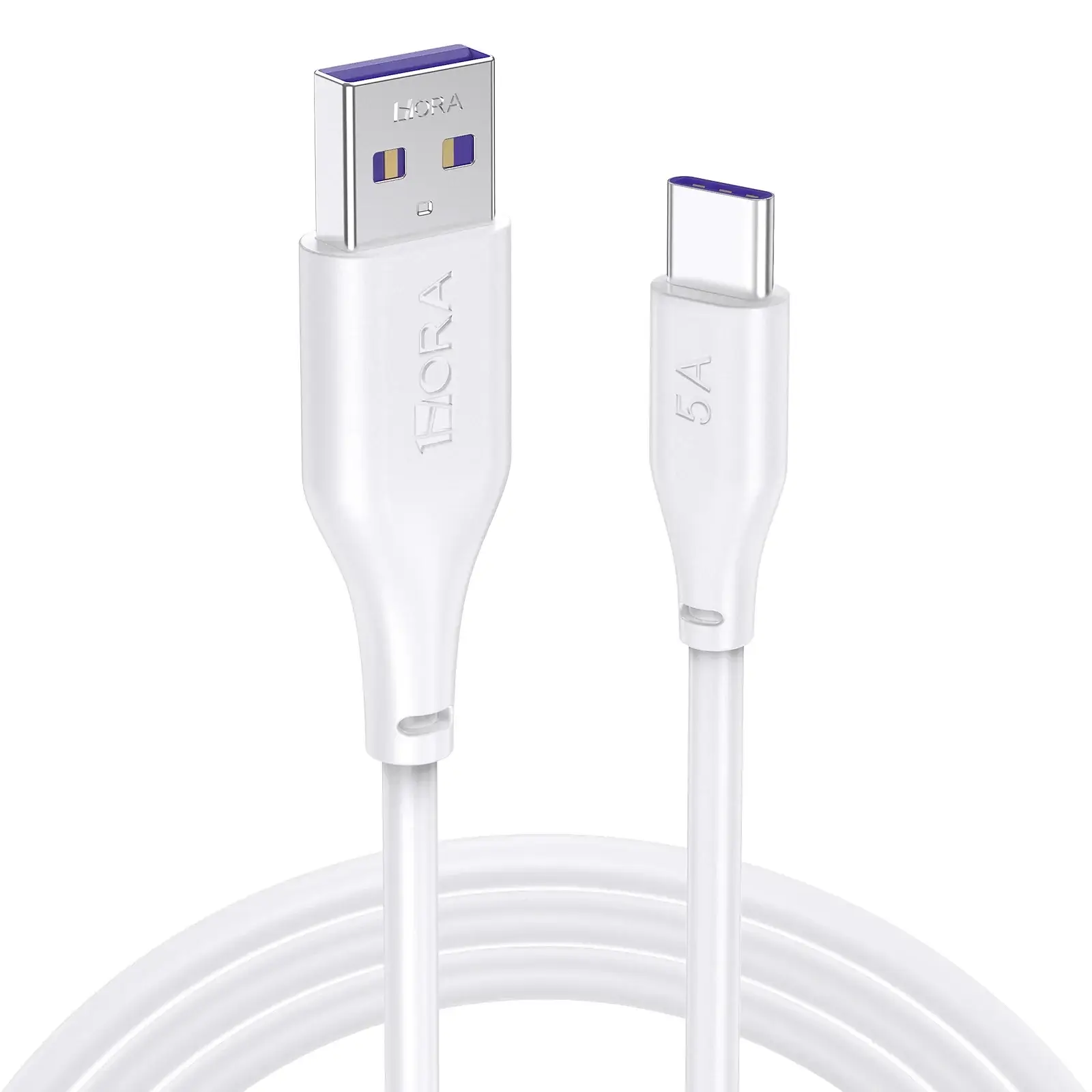 1HORA V8 Series 5A USB-A to USB-C High Density Data Cable