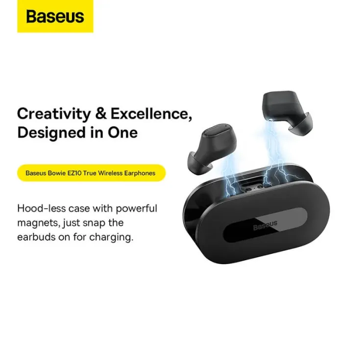 Baseus Bowie EZ10 True Wireless Earbuds — Bluetooth 5.3, 10-Min Flash Charge - Image 2