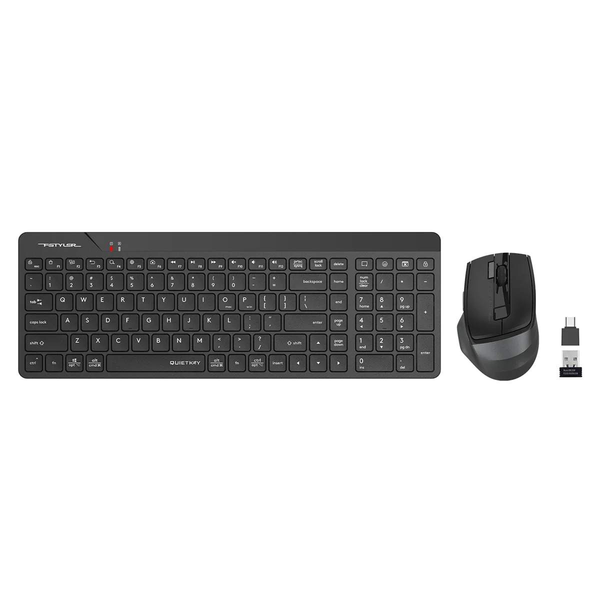 A4Tech FG2400 Air2 2.4G Wireless QuietKey Combo Set