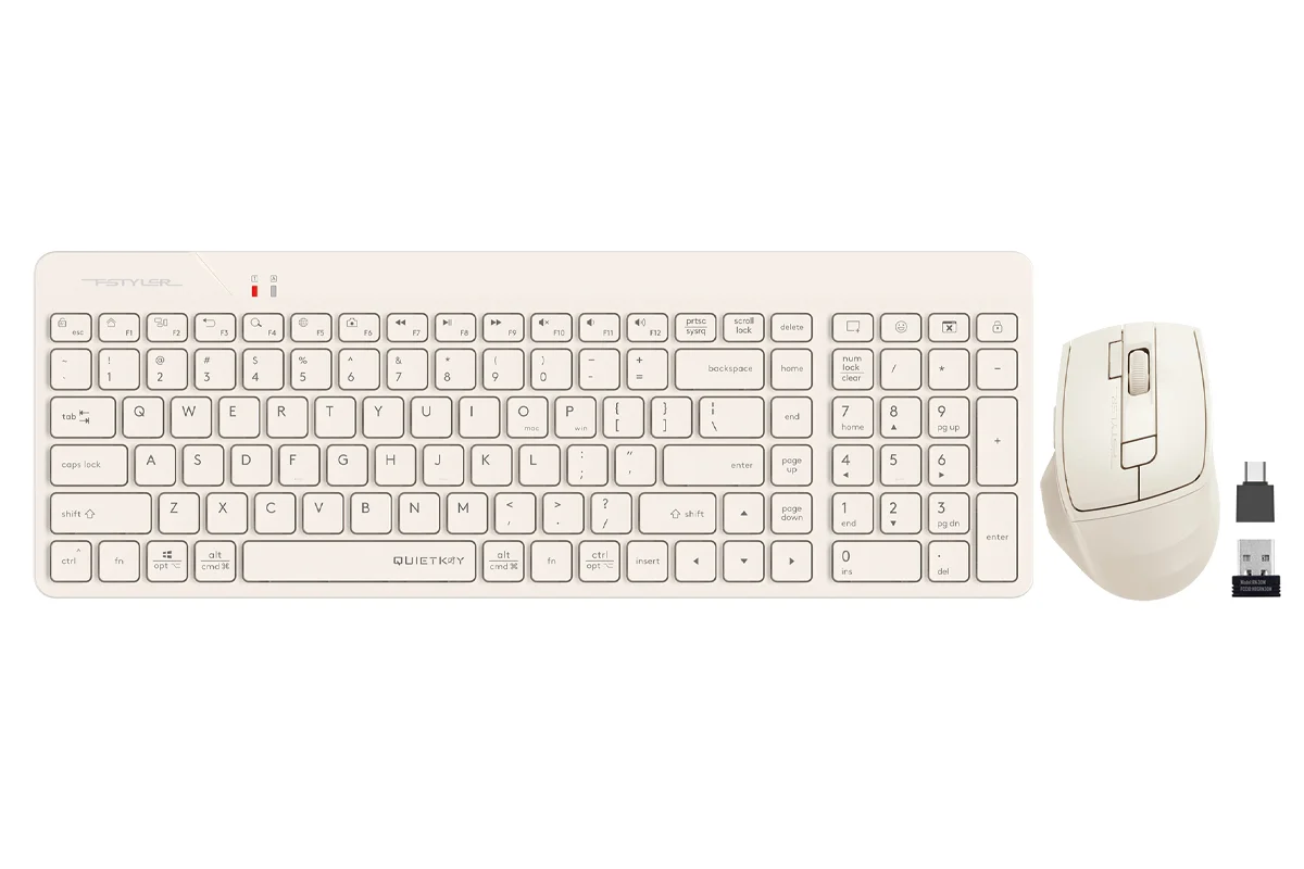 A4Tech FG2400 Air2 2.4G Wireless QuietKey Combo Set - Image 3