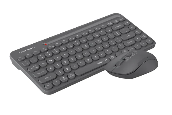 A4Tech FG3200 Air2 Fstyler Compact Wireless Combo — QuietKey, Grey US