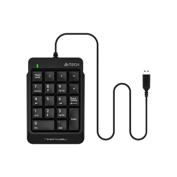 A4Tech FK13P USB Numeric Keypad with Round-Square Keycaps