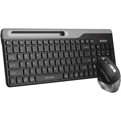 A4Tech Fstyler FB2535CS Bluetooth & 2.4G Dual-Mode Keyboard & Mouse – Smoky Grey