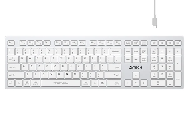 A4Tech Fstyler FBX50C Dual-Mode Bluetooth / 2.4G Rechargeable Keyboard