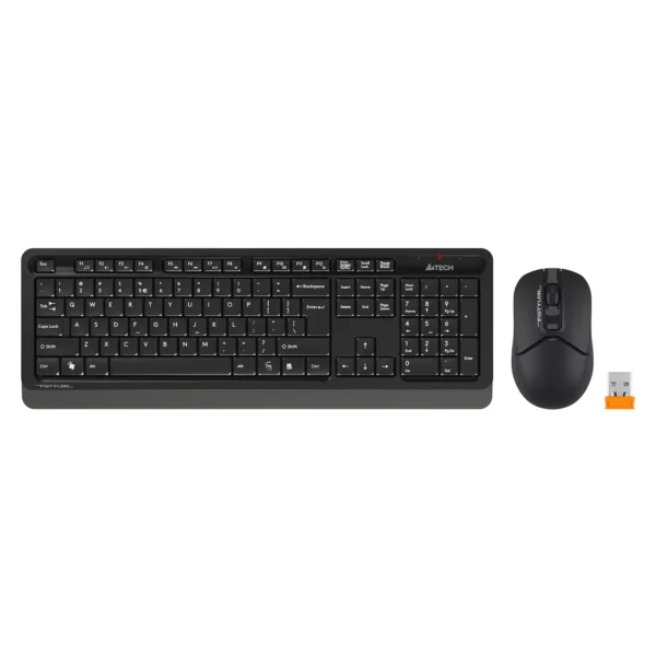 A4Tech Fstyler FG1012s 2.4G Wireless Desktop Keyboard & Mouse | Black