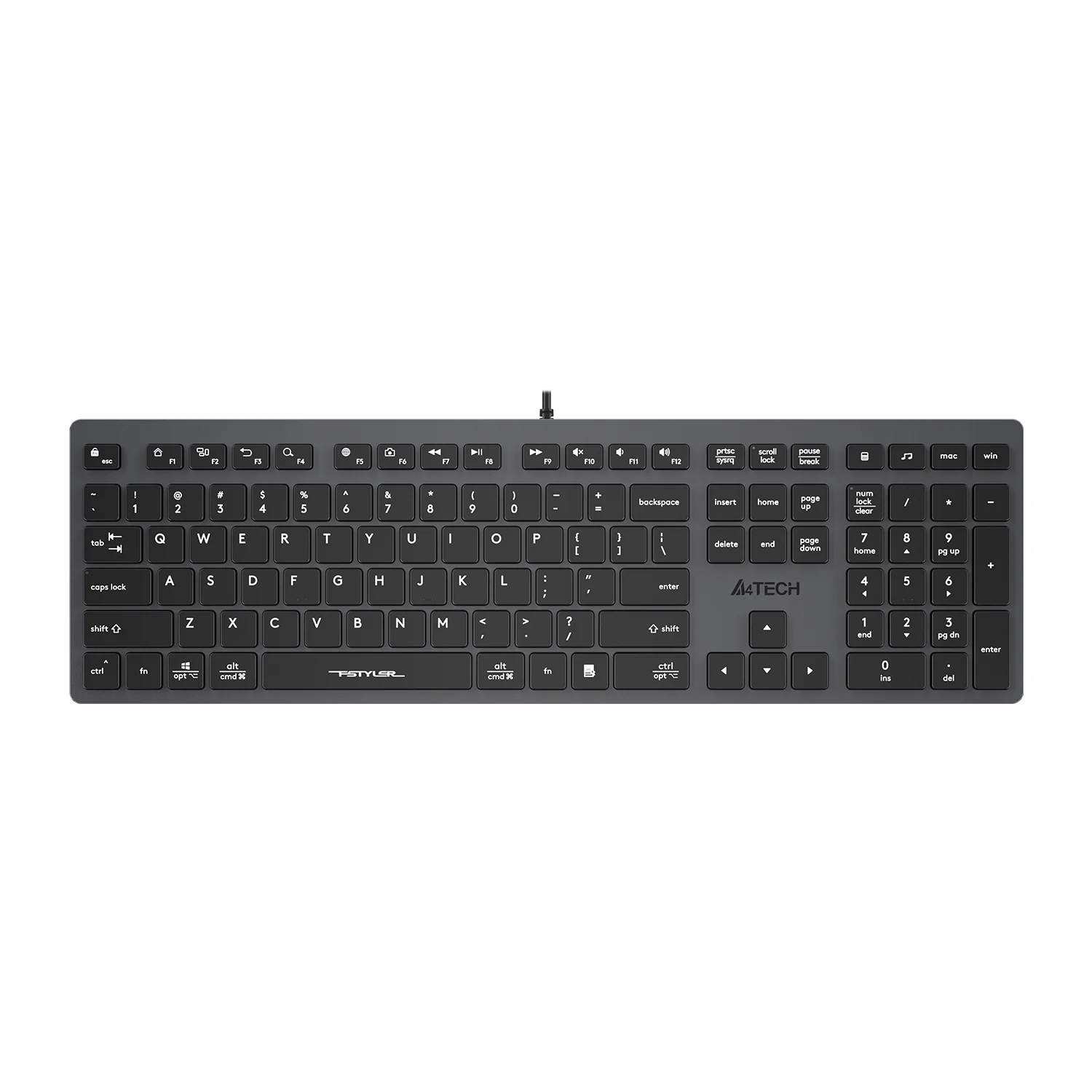 A4Tech Fstyler FX50 Scissor Switch Wired Keyboard