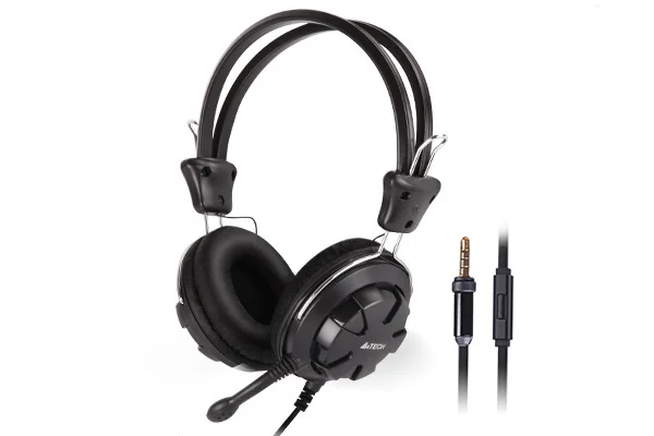 A4Tech HS-28i Stereo Headset — 4-Pin, 40 mm Drivers, No Cable Adapter