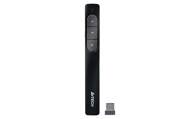 A4Tech LP15 2.4G Wireless Presenter Laser Pen — 100 m Range, Red Laser