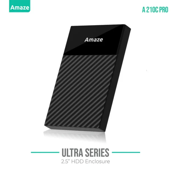 Amaze A210C Pro Ultra Series 2.5″ SSD Enclosure — USB-C 6Gbps