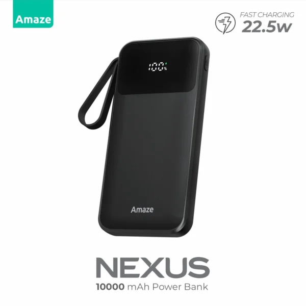 Amaze A230 Nexus Power Bank – 10000 mAh, 22.5W Fast Charge