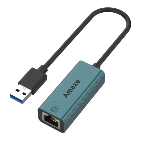 Amaze A415 USB 3.0 to Gigabit Ethernet LAN Adapter — 25 cm