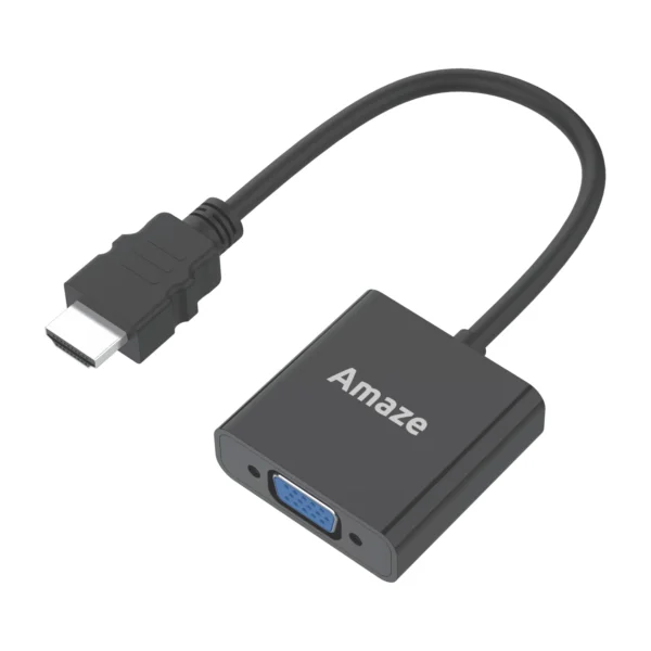 Amaze A822 HDMI to VGA Adapter — 1080p, Plug-and-Play