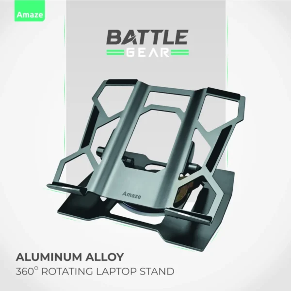Amaze Battle Gear A540 Aluminum Alloy 360° Rotating Laptop Stand