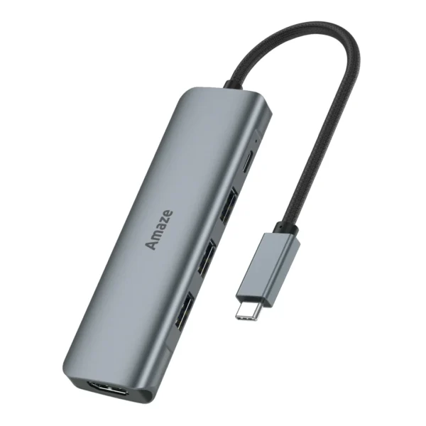 Amaze Connect Pro A325 Pro 5-in-1 USB-C Hub – 4K HDMI 100W PD