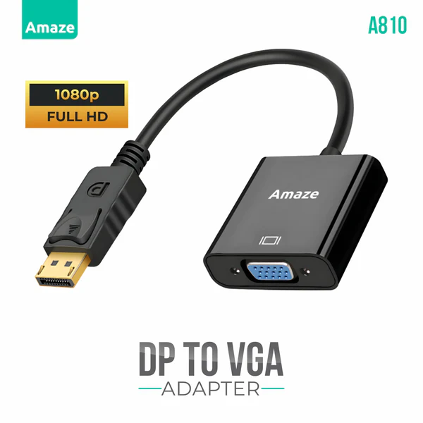Amaze DisplayPort to VGA Adapter – A810