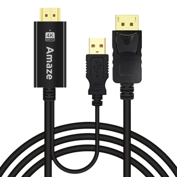 Amaze HDMI to DisplayPort Cable 2 m – A820 (4K 60Hz Active)