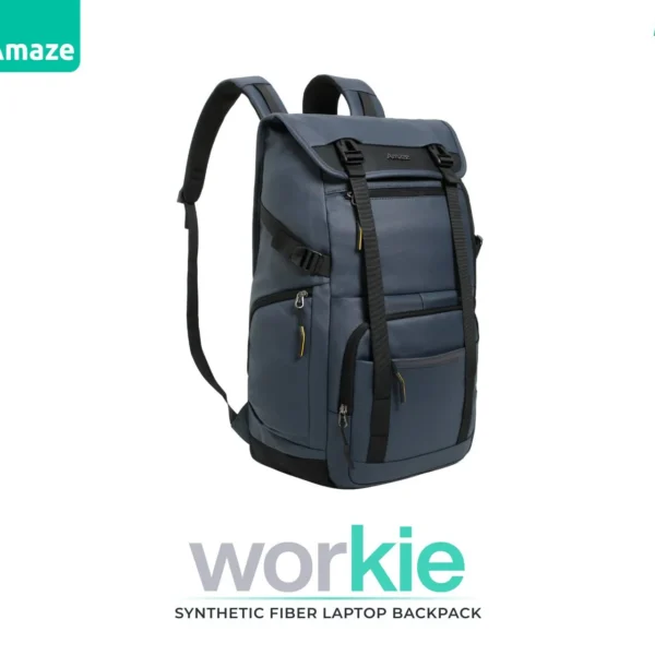 Amaze Premium Synthetic Fibre Backpack – A945 (15.6″ Laptop)