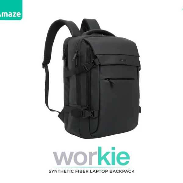 Amaze Premium Workie Synthetic Fibre Backpack – A950