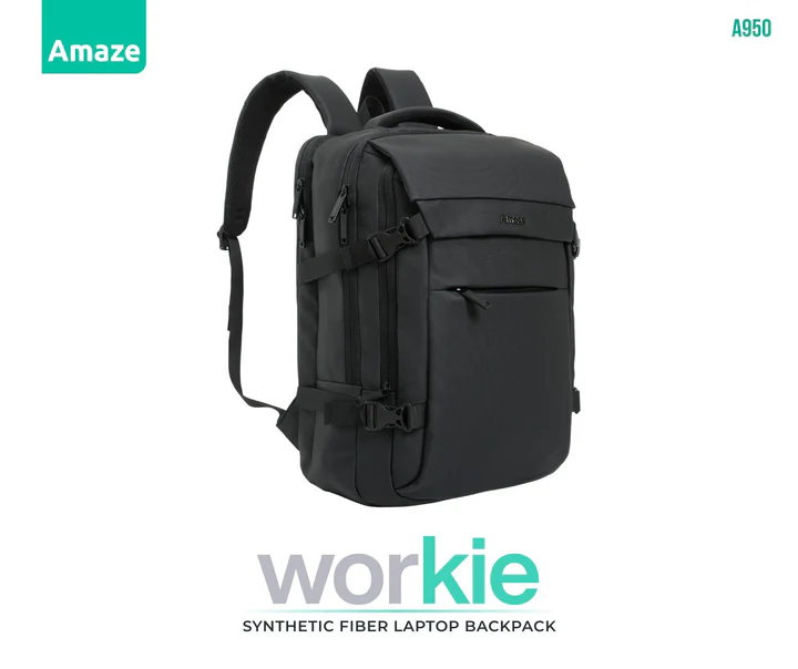 Amaze Premium Workie Synthetic Fibre Backpack – A950