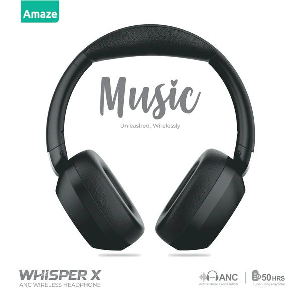 Amaze Whisper-X ANC Wireless Headphone — A655