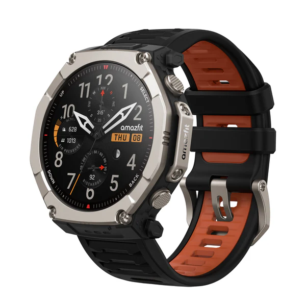 Amazfit T-Rex Ultra 2 — Grade 5 Titanium, Up to 30-Day Battery