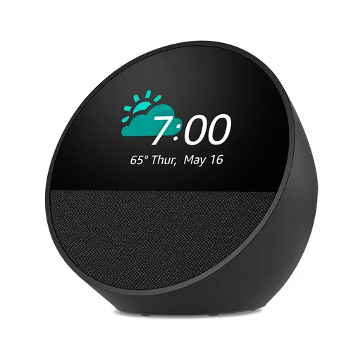 Amazon Echo Spot (2024 release) – Smart Alarm Clock with Alexa