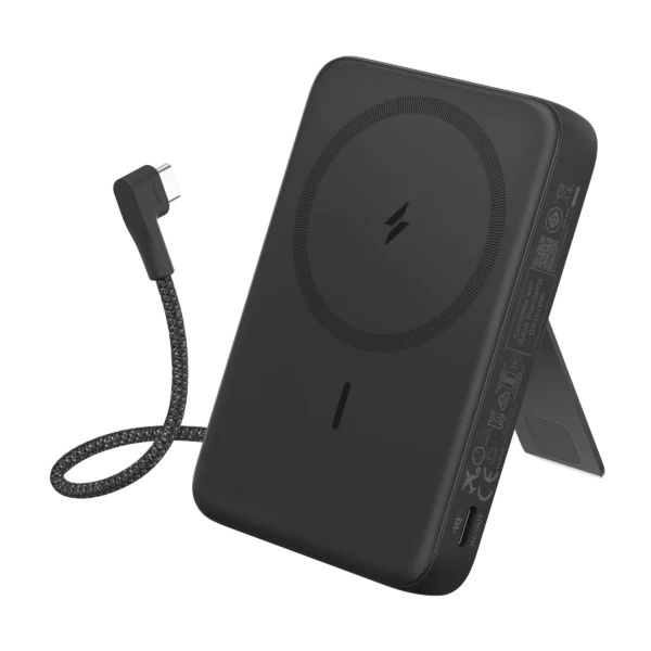 Anker Zolo A1685 Magnetic Power Bank — 10,000mAh 30W with Stand & USB-C Cable