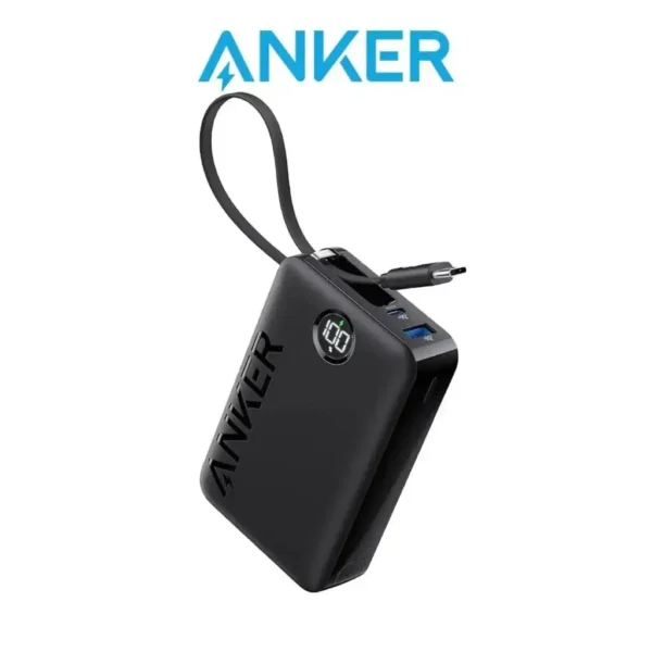 Anker A1647 20,000mAh Power Bank — 22.5W with Built-In USB-C Cable