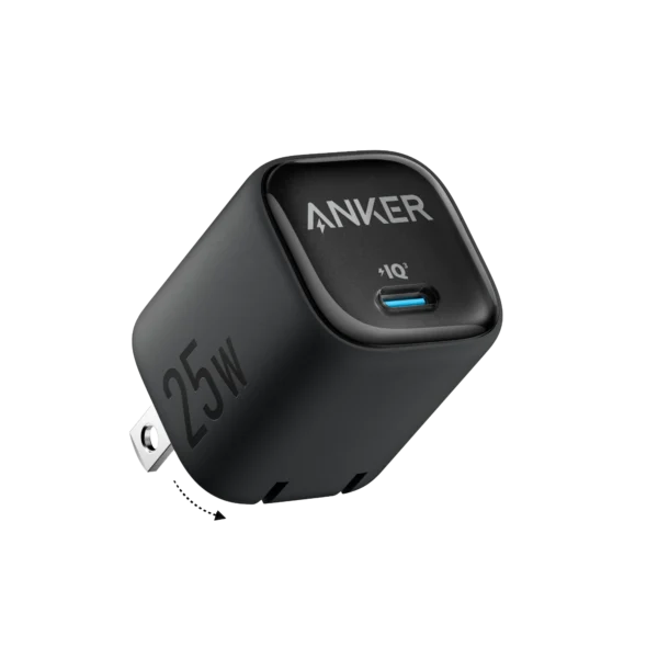 Anker A2656 25W USB-C Fast Charger — Compact Foldable Plug