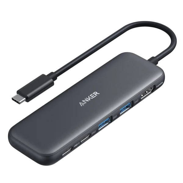Anker 332 USB-C Hub (5-in-1) – A8355, 4K HDMI & 100W PD