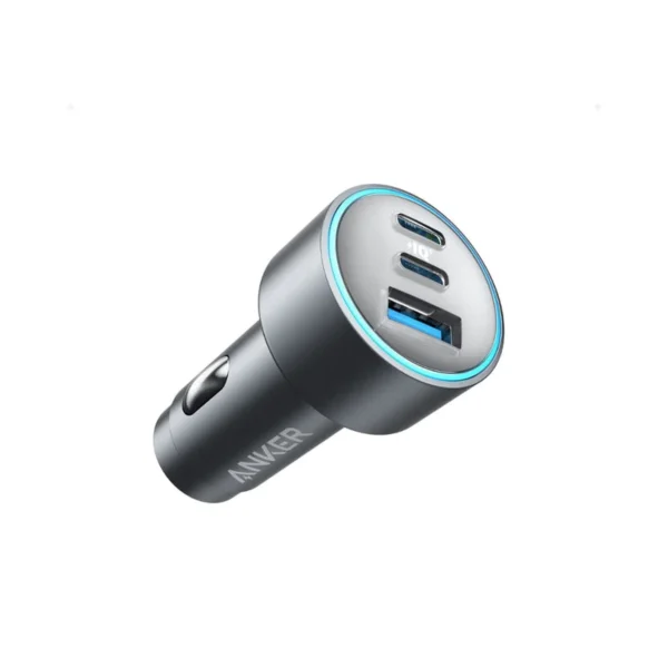 Anker 535 Car Charger — 67W, 3-Port USB-C & USB-A