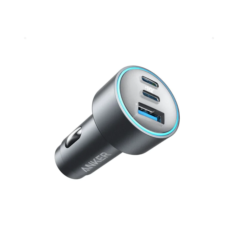 Anker 535 Car Charger — 67W, 3-Port USB-C & USB-A