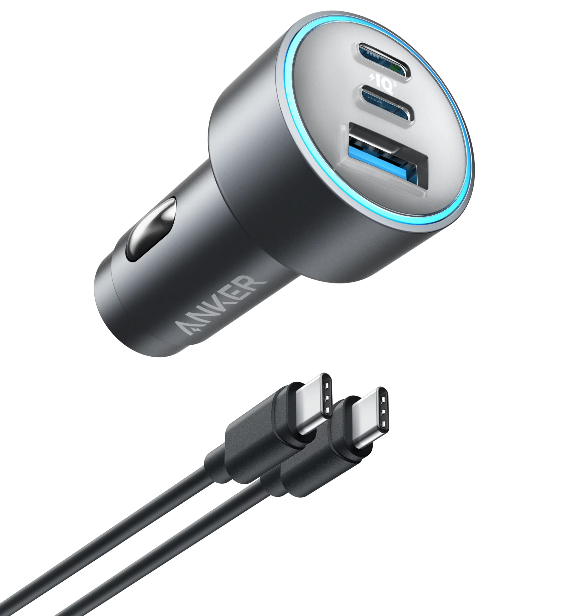 Anker 535 Car Charger — 67W, 3-Port USB-C & USB-A - Image 2