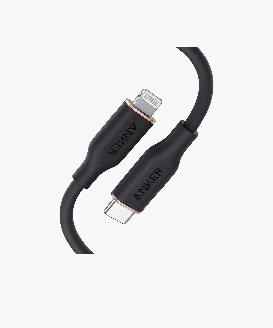 Anker 641 Flow USB-C to Lightning Cable — 0.9 m / 1.8 m (A8662, A8663)