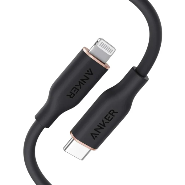 Anker 641 Flow USB-C to Lightning Cable — 0.9 m / 1.8 m (A8662, A8663)