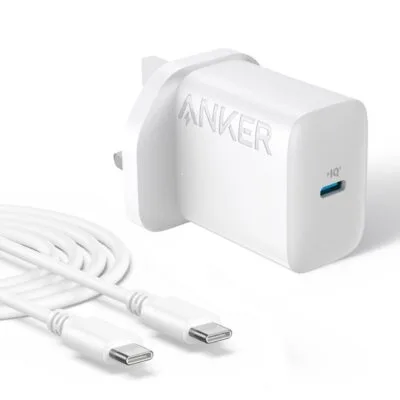 Anker Select 20W 2-Port Wall Charger — White (B2348)