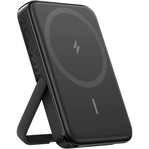 Anker MagGo 5000mAh Power Bank — 7.5W Wireless Charging with Stand (A1618H11)
