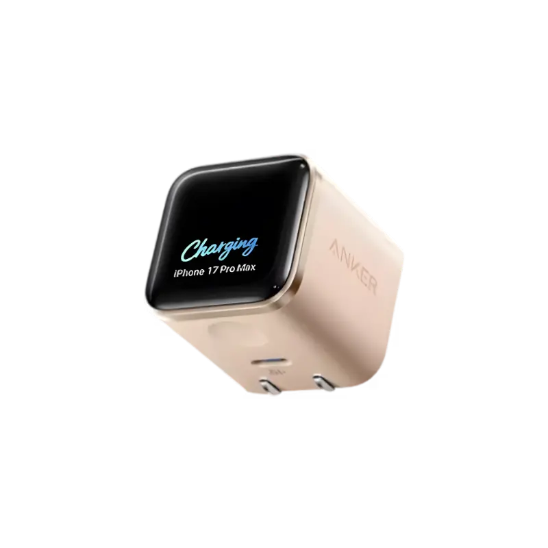 Anker Nano Charger A121D — 45W, Smart Display, 180° Foldable Prongs - Image 2