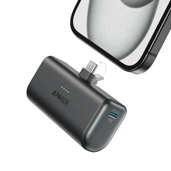 Anker Nano Power Bank 5000mAh — Built-In USB-C 22.5W (A1653)