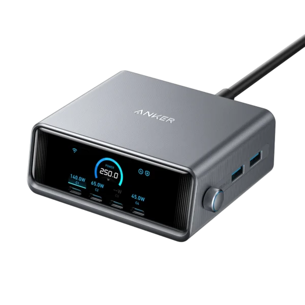 Anker Prime 250W 6-Port GaN Charging Station (A2345)