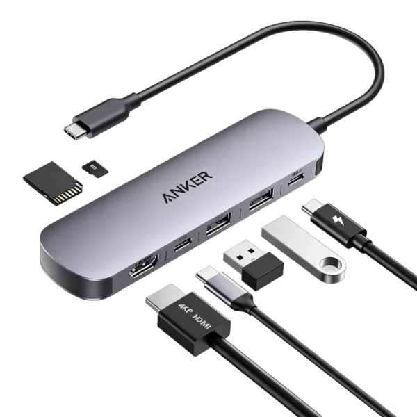 Anker A83D2 USB-C Hub 7-in-1 Multi-Port Adapter with 4K HDMI