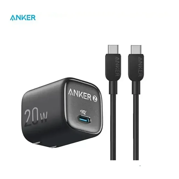 Anker Zolo 20W USB-C Charger with USB-C to USB-C Cable – B2699