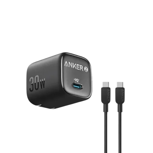 Anker Zolo 30W USB-C Charger with 3 ft USB-C Cable – B2698