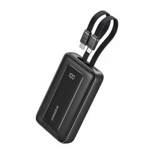 Anker Zolo Power Bank 20000mAh — 30W with Built-In Dual Cables