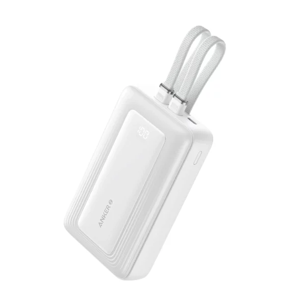 Anker Zolo Power Bank 20000mAh — 30W with Built-In Dual Cables - Image 3